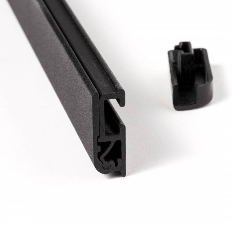 Rollbanner Deluxe Klemmschiene Black Kappe Rollbanner Deluxe Klemmschiene Black Kappe
